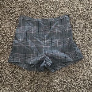 American Apparel Plaid Shorts High Waisted